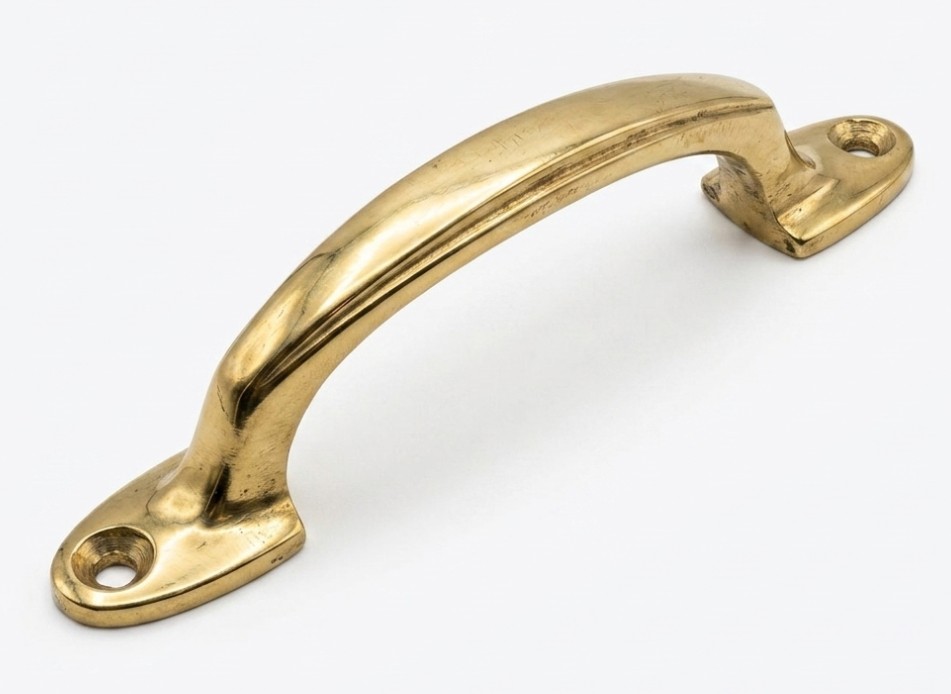 Brass Door Handle 4" 702